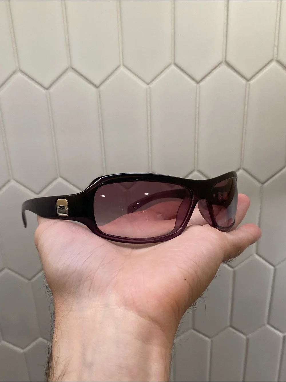 VINTAGE SMITH POLRIZED TLT OPTICS METHOD - Purple FADE - SUNGLASSES - EUC
